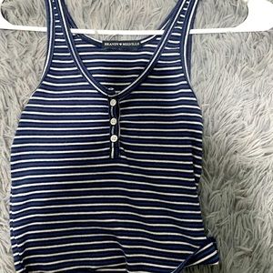 stripped brandy melville tank top